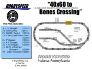 LIONEL FASTRACK BONES CROSSING ADD-ON TRACK PACK railroad model train O GAUGE