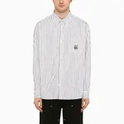 [Carhartt WIP] White/black striped Linus L/S shirt L White