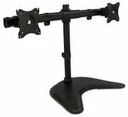 Mount-It! Free Standing Dual Monitor Stand | Fits Two 19-27 Computer Screens