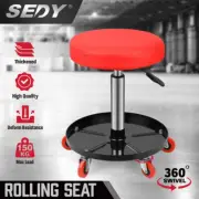SEDY 150kg Load Pneumatic Roller Seat Mechanic Rolling Stool With Tool Tray AU