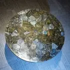 Labradorite Stone Coffee Table Top for Home and Office Decor Side Table Interior