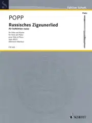 Popp Russisches Zigeunerlied for Flute & Piano Classical Sheet Music Schott Book