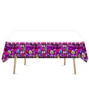 Monster High Theme Tablecloth Plastic 180cm x 108cm