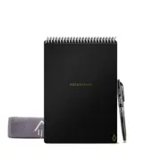 Rocketbook Flip Executive Sized Reusable Notebook - Atomic Black