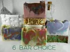 Six Goat Milk Soap Custom Natural Goat Milk Bar Soap Artisan Homemade Gift Soap