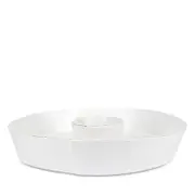 Vietri Lastra White Chip and Dip