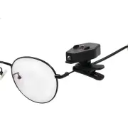 BIKIGHT Mini Flashlight Glasses Reading Lamp Eyeglass Clip Lantern Adjustable Universal Eyeglasses Lamp Flexible Book Re