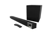 2pc Klipsch Cinema 600 3.1 Channel Sound Bar & Wireless Subwoofer Speaker Black