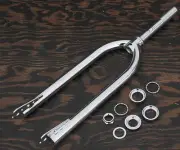 Chrome 26" Prewar Schwinn Cruiser Bike Tube FORK 1" Headset Vintage MTB Bicycle