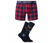 Lyle & Scott Bordeaux Cotton Underwear