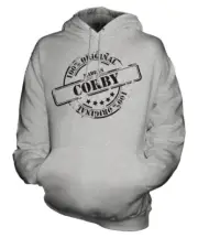 MADE IN CORBY UNISEX HOODIE MENS WOMENS LADIES GIFT CHRISTMAS BIRTHDAY 50TH