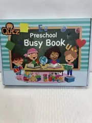 Qutz Preschool Busy Book NEW fun learning accessory for motor skill