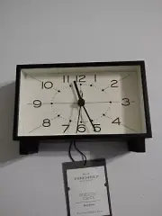 Threshold Target Black Classic 6" Rectangle Mantle Clock Home Decor