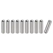 6x16mm Dowel Pins, 10pcs Round Head Flat Chamfered End Dowel Pin
