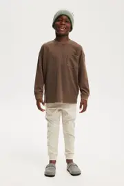 [Cotton On Kids] Cotton On Kids - Matty Lightweight Pant - Rainy day 3 RAINY DAY