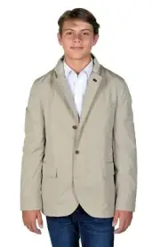 Hickey Freeman Men's Mahogany Collection Dean Jacket in Tan, Medium