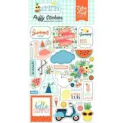 Summer Sun Beach Pool Vacation Summertime Watermelon Fun Echo Park Puffy Sticker