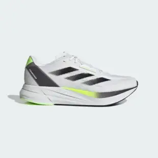 【adidas】Duramo Speed M ID8356 男 慢跑鞋 運動 訓練 路跑 中距離 跑鞋 緩震 白 螢黃-US 8