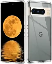 [Areaphmet] for Google Pixel 8 Pro Case Clear, [Anti-Yellowing] Crystal Clear, Shockproof Phone Bumper Cover, Anti-Scratch Clear Case for Pixel 8 Pro 6.7-Inch