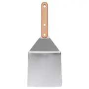 GRILLTIDER hamburger turner, stainless steel/beech, 30 cm