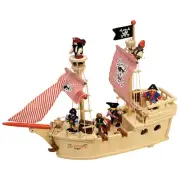 Tidlo Wooden The Paragon Pirate Ship Play Set Accessories