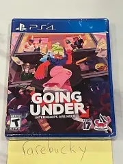 Going Under (PS4 Playstation 4) NEW SEALED Y-FOLD, MINT, LIMITED RUN GAMES, RARE