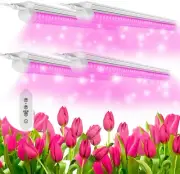 4 PCS T8 120cm LED Grow Light Full Spectrum LED Plant Light AU Plug 40W Per Lamp