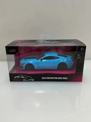 Jada Toys Pink Slips 1:32 Die-Cast Cars Assortment, 4oz - 2024 Ford Mustang Dark