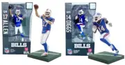 Josh Allen/Stefon Diggs Buffalo Bills Imports Dragon NFL 6" Figure Combo (2)