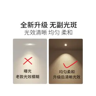 無主燈客廳照明cob防眩光射燈led筒燈輕奢天花燈家用嵌入式6W8W15