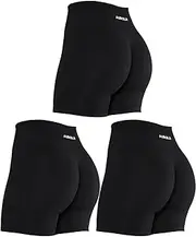 [AUROLA] Intensify Workout Shorts for Women Seamless Scrunch Short Gym Yoga Running Sport Active Exercise Fitness Shorts