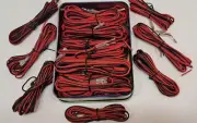 HOOK UP WIRE RED/BLACK for SPEAKERS OR POWER APPROX 200 feet, 20 Pc. $20.00