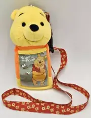 Brand New With Tags Disney Winnie the Pooh Plush Head & Tail ID Holder Lanyard