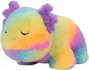 Russ Rainbow Axolotl Plush - 18-Inch Salamander with Rainbow Colored Plush