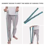Yoga Stretch Strap Women Fitness High Elastic MultiLoop Exercise Stretch Ban