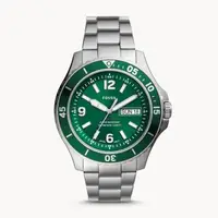 在飛比找森森購物網優惠-FB-02水鬼風格男錶 不鏽鋼鍊帶-綠色