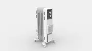 Dimplex 1.5kW Oil Column Heater with Turbo Fan - Arctic White