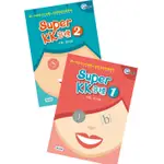 師德 SUPER KK 音標 1+ 2(附2MP3) ISBN／ 產品編號 ／ SB320-1 作 者／ 郭文興 冊(頁)數／共二冊+MP3