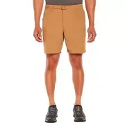 New EDDIE BAUER Size XXL Brown RIPSTOP TECH SHORT Nylon UPF 50+ Men's