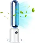 YOPOWER Bladeless Tower Fan, 2 In1 Fan Air Purification with 70° Oscillating, 24