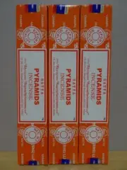 Pyramids ~ Satya ~ 3 x 15g Packs Incense Sticks