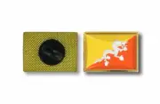 pins pin's flag national badge metal lapel backpack hat button vest bhutan