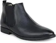 [Zoom Shoes] Men's Chelsea Boot AU-AD4369, 100% Genuine Leather, Odour-Resistant, Lightweight with Anti-Slip Outer Sole & Memory Cushion Insole, Ideal for Office, Casual, & Ethnic Events