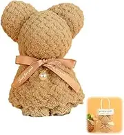 Cartoon Cute Bear Towel Square Towel Holiday Birthday Wedding Valentine's Gift Washcloth 30x30cm Souvenir Day Household Bear favo Towels Shaped Shower Baby Hand Shower for Bears Hand Shower sh