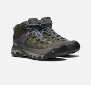 Keen Targhee III Mid Waterproof Women's Hiking Boots, Magnet/Atlantic Blue, W8