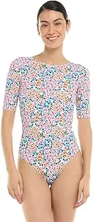 [EIDON] Women's Standard Joan Short Sleeve One Piece Swimsuit