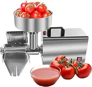 Commercial Tomato Milling Machine, 450 Watt Stainless Steel Tomato Press Sauce Machine, with Filter, Adjustable Chute, Food Squeezer for Tomato Strawberry and Blueberry Sauce
