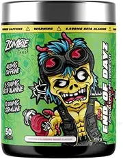 Zombie Labs End of Dayz Apocalyptic Pre-Workout 50 Scoops Strawberry Gummy