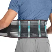 Slim Lower Back Brace Lightweight Body Shaper Lumbar Support Belt for Men/Women