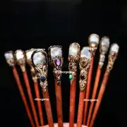 Moonstone Cabochon Polymer Clay Hair Sticks Stone Hair Accessories Gift For Her